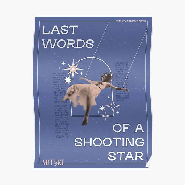Mitski Last Words Of A Shooting Star Poster Art Home Decor Mural Modern Room Painting Picture Print Vintage Funny No Frame
Mitski Last Words Of A Shooting Star Poster Art Home Decor Mural Modern Room Painting Picture Print Vintage Funny No Frame