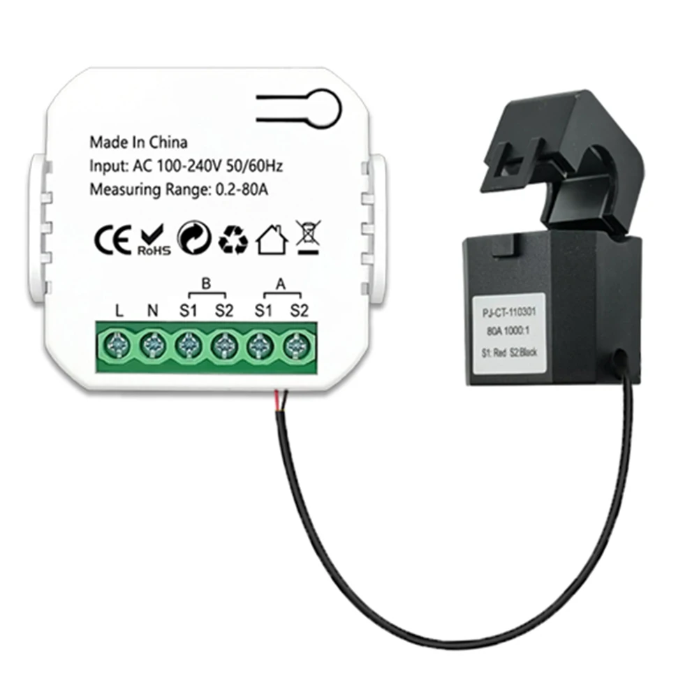 Электрический измеритель TUYA Zigbee, 100-80 А, 240-50/60 В переменного тока, Гц, Измерение тока и напряжения в режиме реального времени
Электрический измеритель TUYA Zigbee, 100-80 А, 240-50/60 В переменного тока, Гц, Измерение тока и напряжения в режиме реального времени