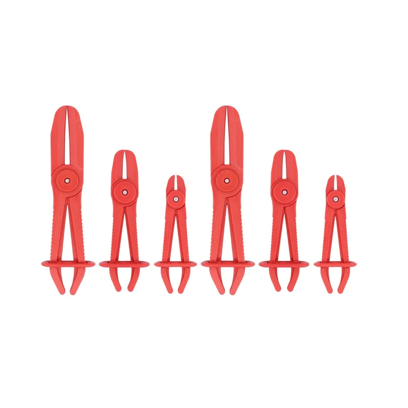 6PCS Hose Clamp Pliers Pinch Pliers Hose Clamp Tool for Brake Fuel Gas Lines Flexible Hoses Car Repair Tool
6PCS Hose Clamp Pliers Pinch Pliers Hose Clamp Tool for Brake Fuel Gas Lines Flexible Hoses Car Repair Tool