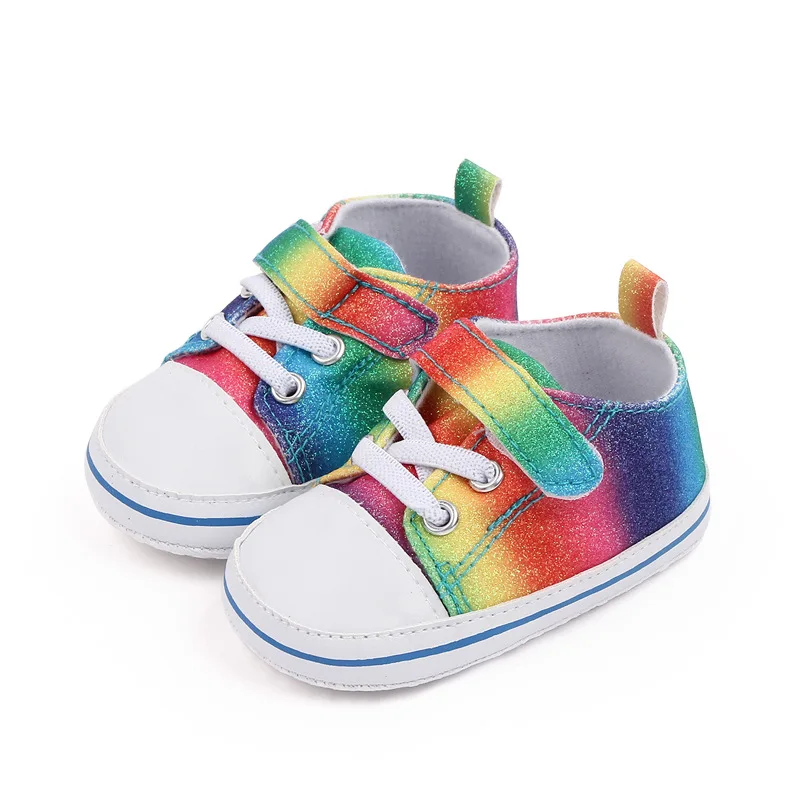 Baby Canvas Classic Sneakers Newborn Baby Girls Multicolor Glitter First Walkers Shoes Infant Baby Walking Shoes 
Baby Canvas Classic Sneakers Newborn Baby Girls Multicolor Glitter First Walkers Shoes Infant Baby Walking Shoes