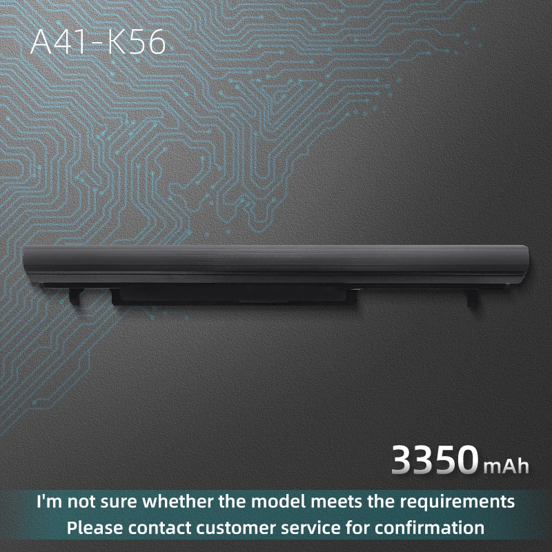 RZBX Laptop Battery A41-K56 For Asus NoteBook A31-K56 A32-K56 A42-K56 A46V A56V E46 K46 K56 R405CA R505 R550C S40C V550C U58 U48
RZBX Laptop Battery A41-K56 For Asus NoteBook A31-K56 A32-K56 A42-K56 A46V A56V E46 K46 K56 R405CA R505 R550C S40C V550C U58 U48