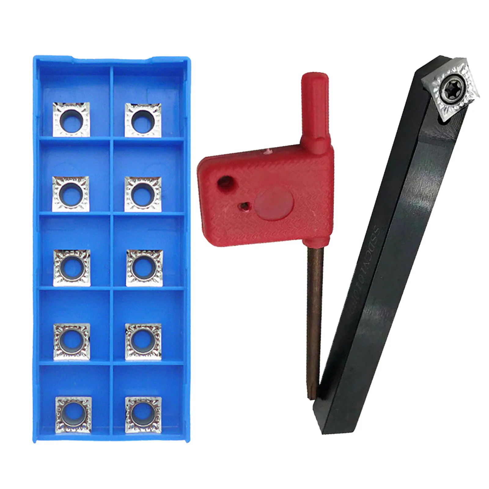 Enhanced Machining SSDCN1010H09 Cutter Lathe Turning Holder with 10PCS SCGT09T304 AK H01 Practical and Versatile
Enhanced Machining SSDCN1010H09 Cutter Lathe Turning Holder with 10PCS SCGT09T304 AK H01 Practical and Versatile