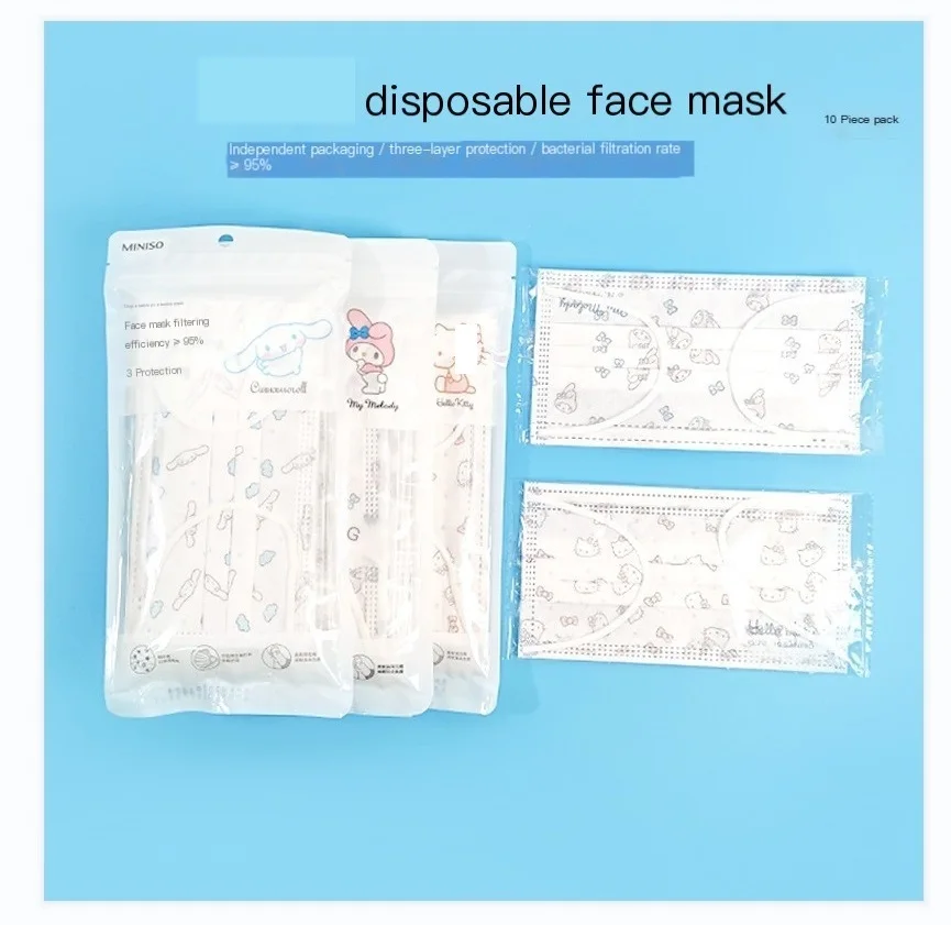 YOUPIN Disposable flat mask 10 Piece package three-layer protective dust-proof White Embroidery
YOUPIN Disposable flat mask 10 Piece package three-layer protective dust-proof White Embroidery