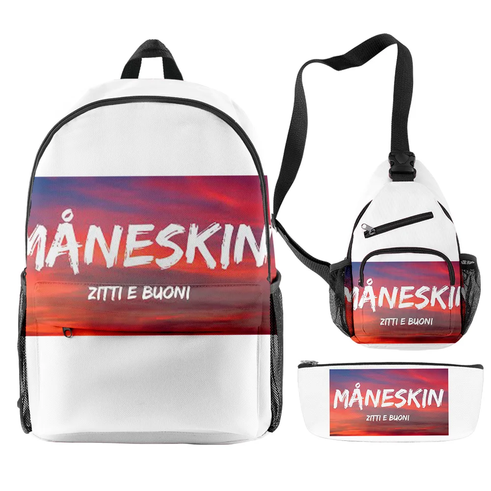 Cartoon Novelty Cool Maneskin 3pcs/Set Backpack 3D Print Bookbag Travel Laptop Daypack Backpacks Chest Bags Pencil Case
Cartoon Novelty Cool Maneskin 3pcs/Set Backpack 3D Print Bookbag Travel Laptop Daypack Backpacks Chest Bags Pencil Case