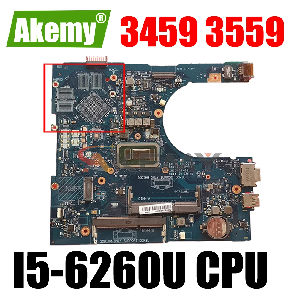 Материнская плата для ноутбука Dell VOSTRO 3459 3559, диагональ 100% дюйма, протестирована
Материнская плата для ноутбука Dell VOSTRO 3459 3559, диагональ 100% дюйма, протестирована