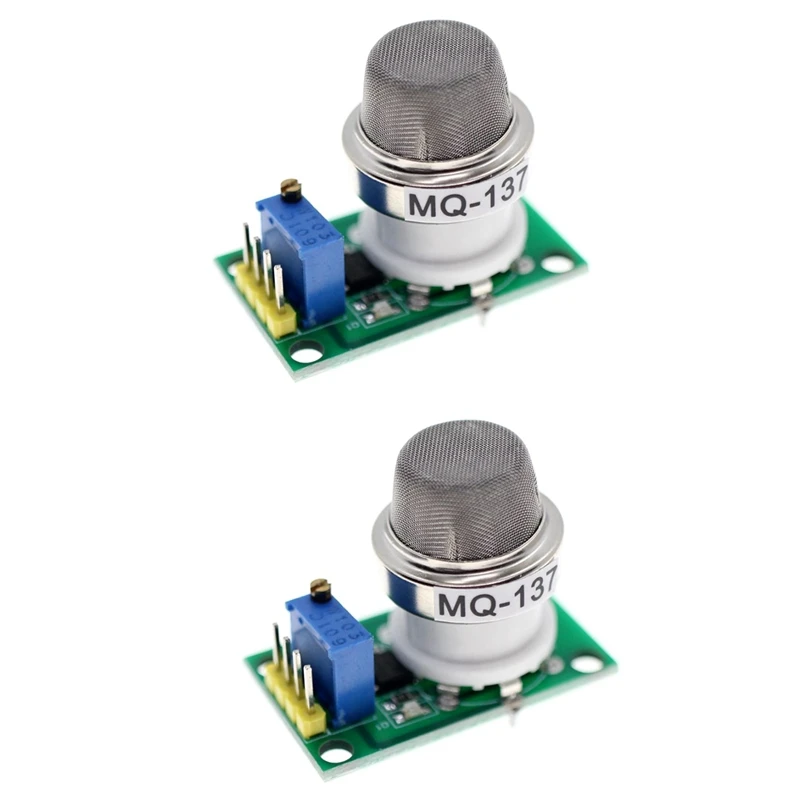 2X MQ137 Ammonia Gas Detection Sensor Module NH3 Gas Sensor Module Household Appliance Accessories Analog
2X MQ137 Ammonia Gas Detection Sensor Module NH3 Gas Sensor Module Household Appliance Accessories Analog