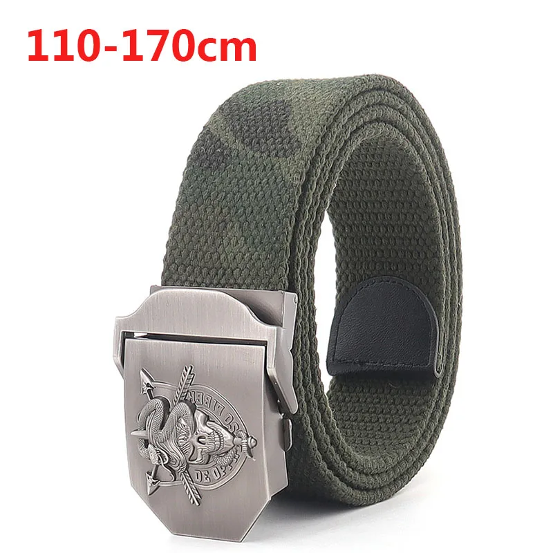 110-170cm Hot Sale Men Women Tactical Belt Top Quality Casual Canvas Belt Outdoor Alloy Automatic Buckle Belt Plus Size Long
110-170cm Hot Sale Men Women Tactical Belt Top Quality Casual Canvas Belt Outdoor Alloy Automatic Buckle Belt Plus Size Long