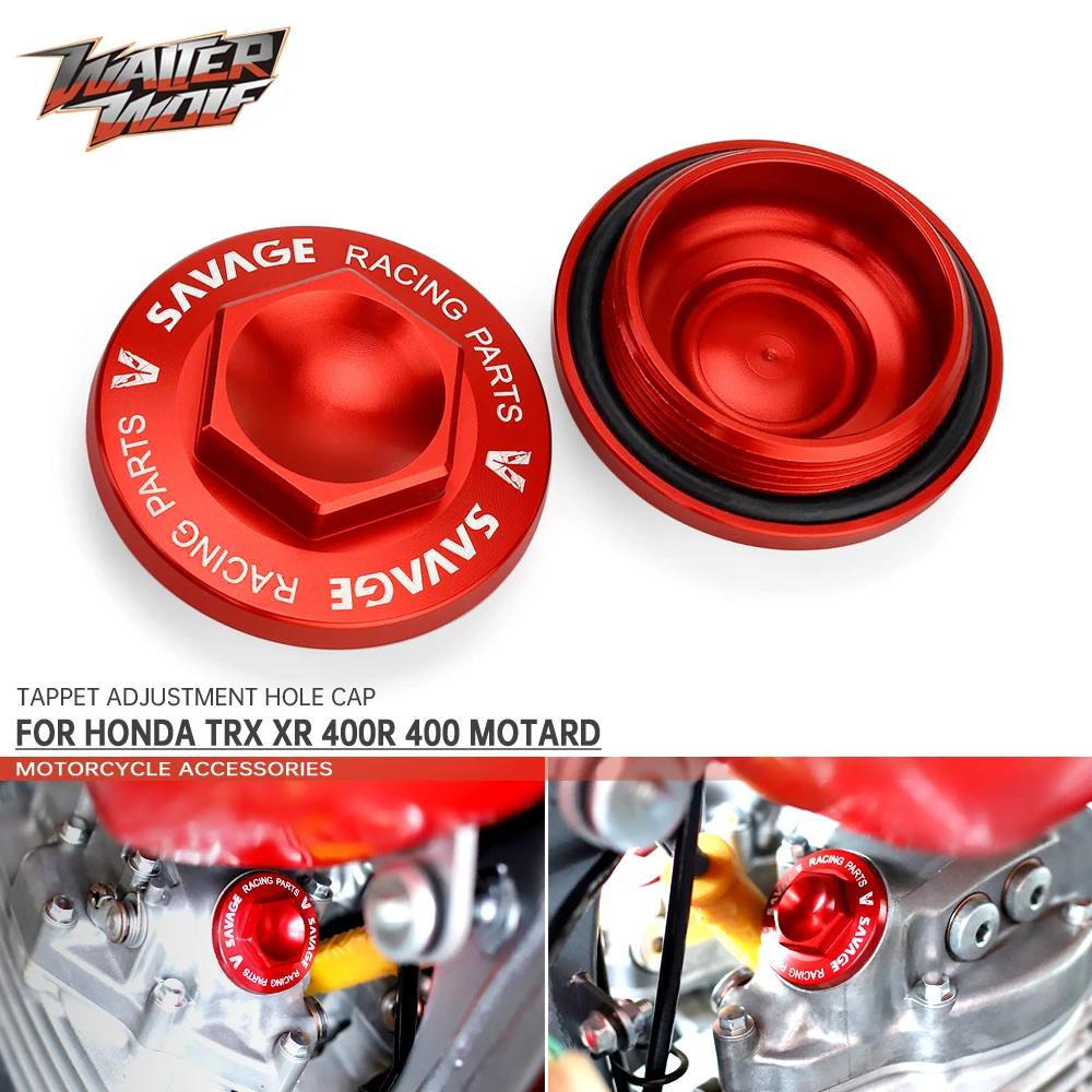 Tappet Adjustment Hole Cap For HONDA XR400R TRX XR 400 Motard Motorcycle Accessories LOGO CNC Cylinder Head XR400 Aluminum Cover
Tappet Adjustment Hole Cap For HONDA XR400R TRX XR 400 Motard Motorcycle Accessories LOGO CNC Cylinder Head XR400 Aluminum Cover
