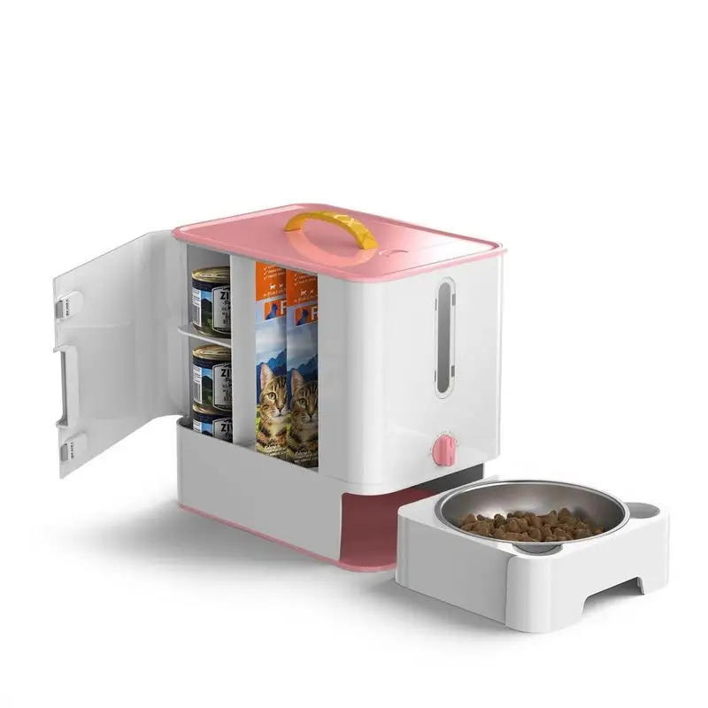 Cat Dog Food Storage Container Stainless Steel Bowl Auto Dog Cat Pet Feeding Pet Supplies Feeding Anti Rust For Dog Food Storage
Cat Dog Food Storage Container Stainless Steel Bowl Auto Dog Cat Pet Feeding Pet Supplies Feeding Anti Rust For Dog Food Storage