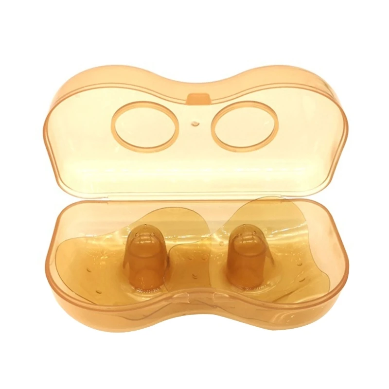 Breastfeeding Nipple Shields Contact Nipple Shields Protectors with Protect Box for Nursing with Storage
Breastfeeding Nipple Shields Contact Nipple Shields Protectors with Protect Box for Nursing with Storage