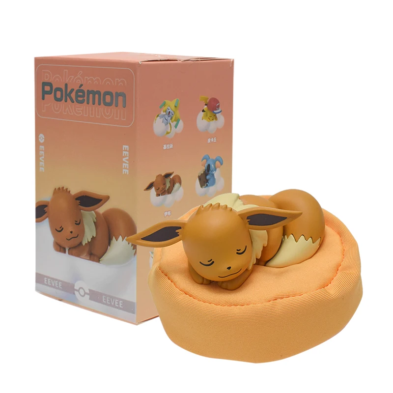 Pokemon Figure Sleepy Monster Snorlax Bulbasaur Jirachi Komala Eevee with Sleeping Pad Lovely Kids Christmas Gift
Pokemon Figure Sleepy Monster Snorlax Bulbasaur Jirachi Komala Eevee with Sleeping Pad Lovely Kids Christmas Gift