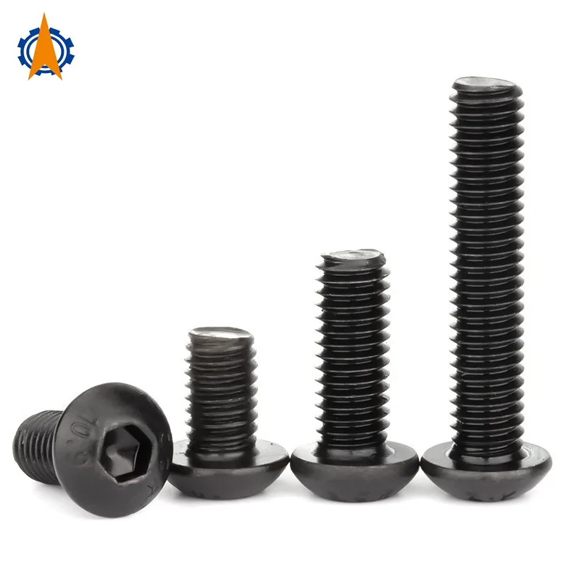 50pcs M2 M2.5 M3 M4 M5 M6 M8 M10 M12 Black 10.9 Alloy Steel Hex Hexagon Socket Round Pan Button Head Allen Bolt Furniture Screws
50pcs M2 M2.5 M3 M4 M5 M6 M8 M10 M12 Black 10.9 Alloy Steel Hex Hexagon Socket Round Pan Button Head Allen Bolt Furniture Screws