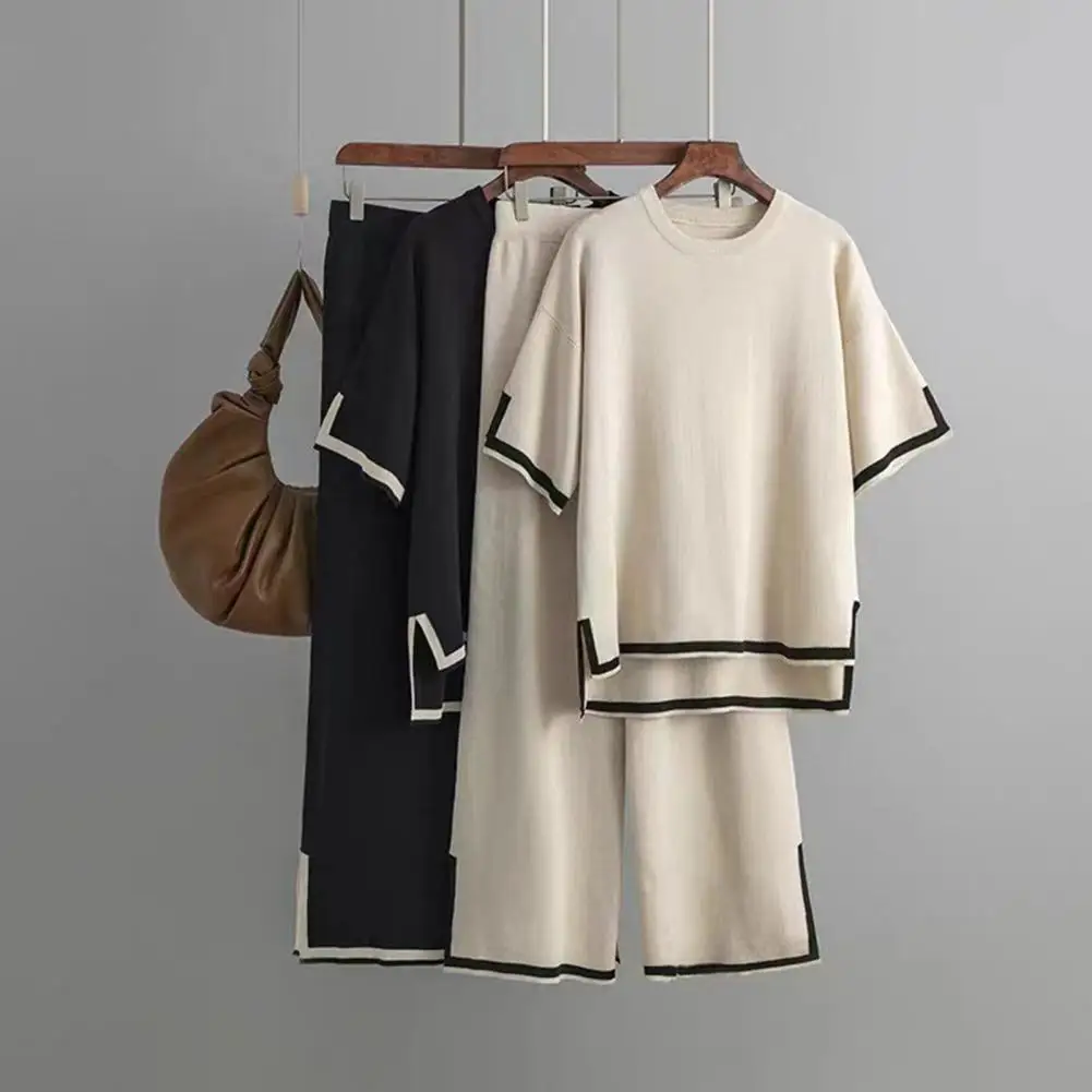 2 Pcs/Set Chic Women Summer Outfit Loose Sports Soft Wide Leg Women Summer Outfit
2 Pcs/Set Chic Women Summer Outfit Loose Sports Soft Wide Leg Women Summer Outfit