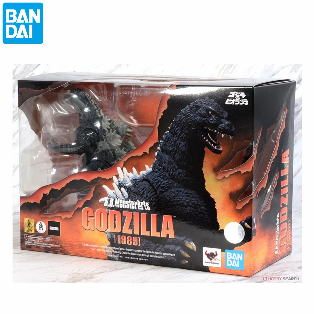 Original Tamashii Godzilla 1989 SHM PVC Action Figures 16cm Banpresto Bandai Anime Figurine Model Toys Gojira Juguetes With Box
Original Tamashii Godzilla 1989 SHM PVC Action Figures 16cm Banpresto Bandai Anime Figurine Model Toys Gojira Juguetes With Box