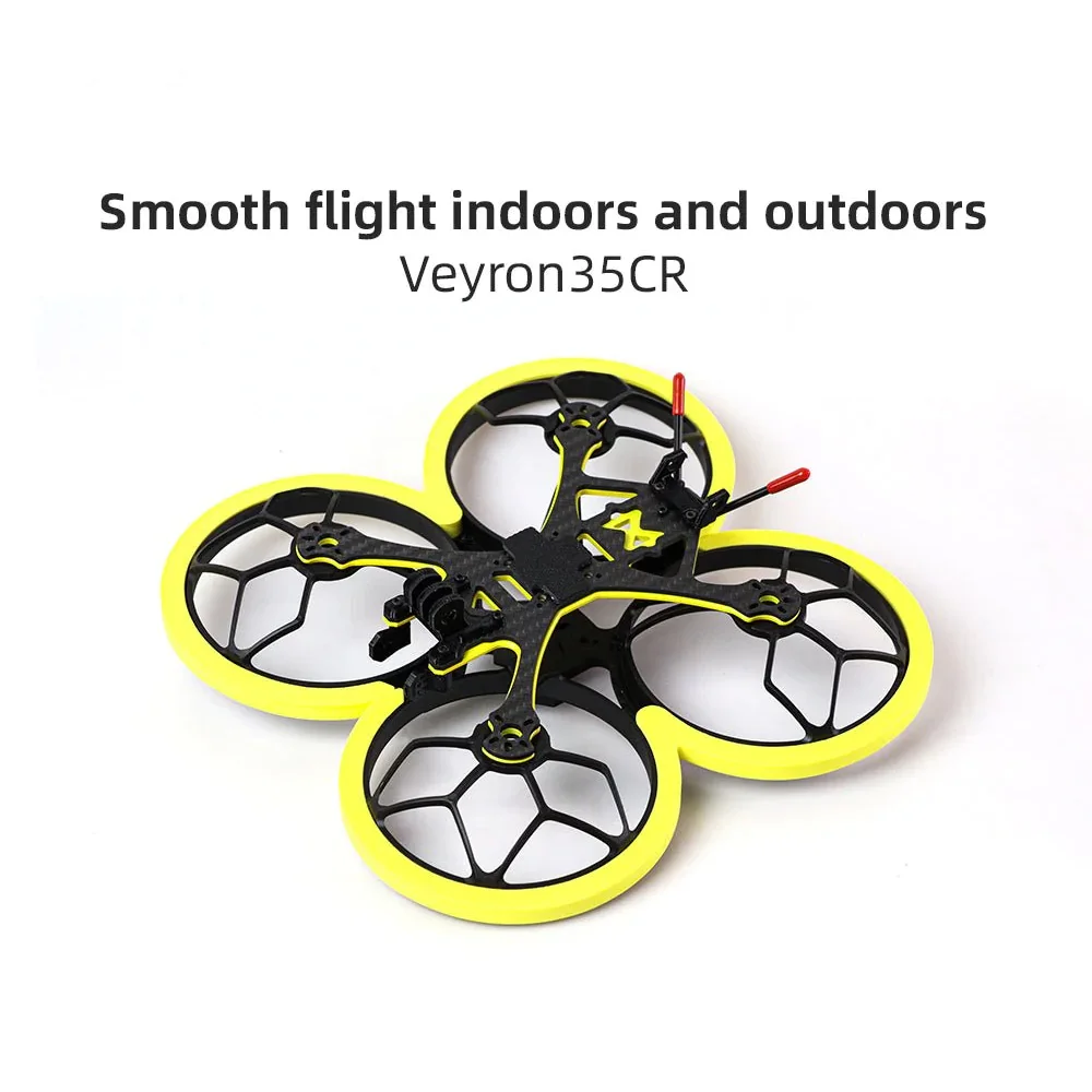 HGLRC Veyron35CR 3,5 дюймовая толкатель Cinewhoop рамка для FPV дрона Сменные аксессуары
HGLRC Veyron35CR 3,5 дюймовая толкатель Cinewhoop рамка для FPV дрона Сменные аксессуары