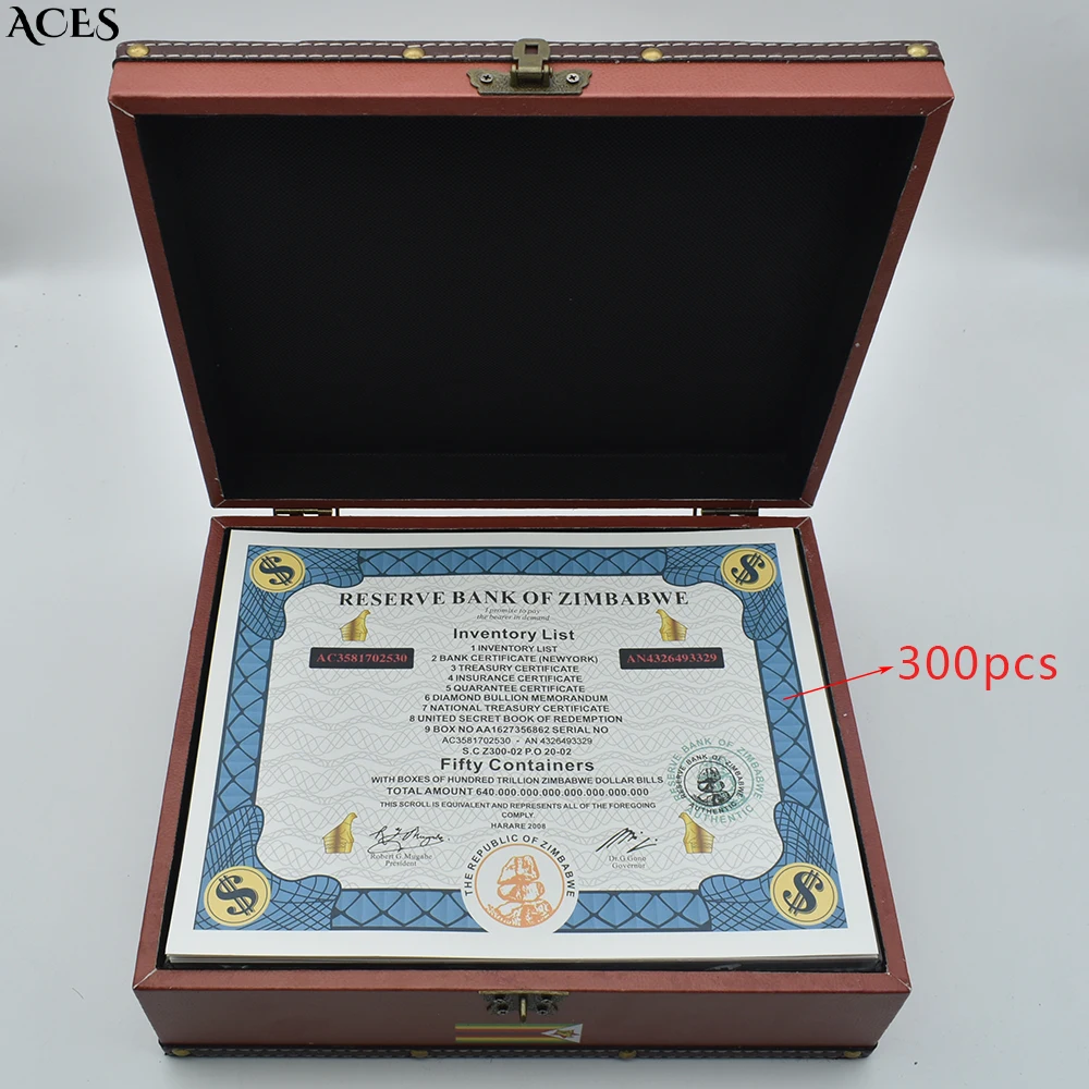 300pcs Fifty Containers Zimbabwe Notes with Exquisite Red Box Inventory List Coenyerfiet Money with UV Mark DHL Free Shipping
300pcs Fifty Containers Zimbabwe Notes with Exquisite Red Box Inventory List Coenyerfiet Money with UV Mark DHL Free Shipping