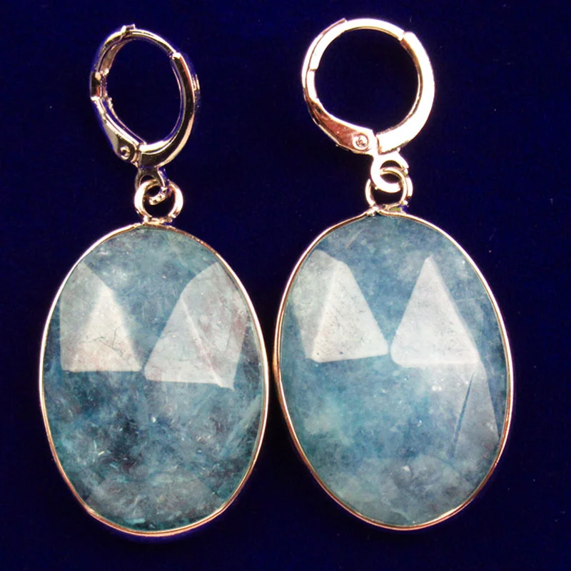 Free Shipping 1Pair Wrapped Faceted Natural Aquamarine Oval Pendant Earrings for DIY Necklace Earring Jewelry Making
Free Shipping 1Pair Wrapped Faceted Natural Aquamarine Oval Pendant Earrings for DIY Necklace Earring Jewelry Making