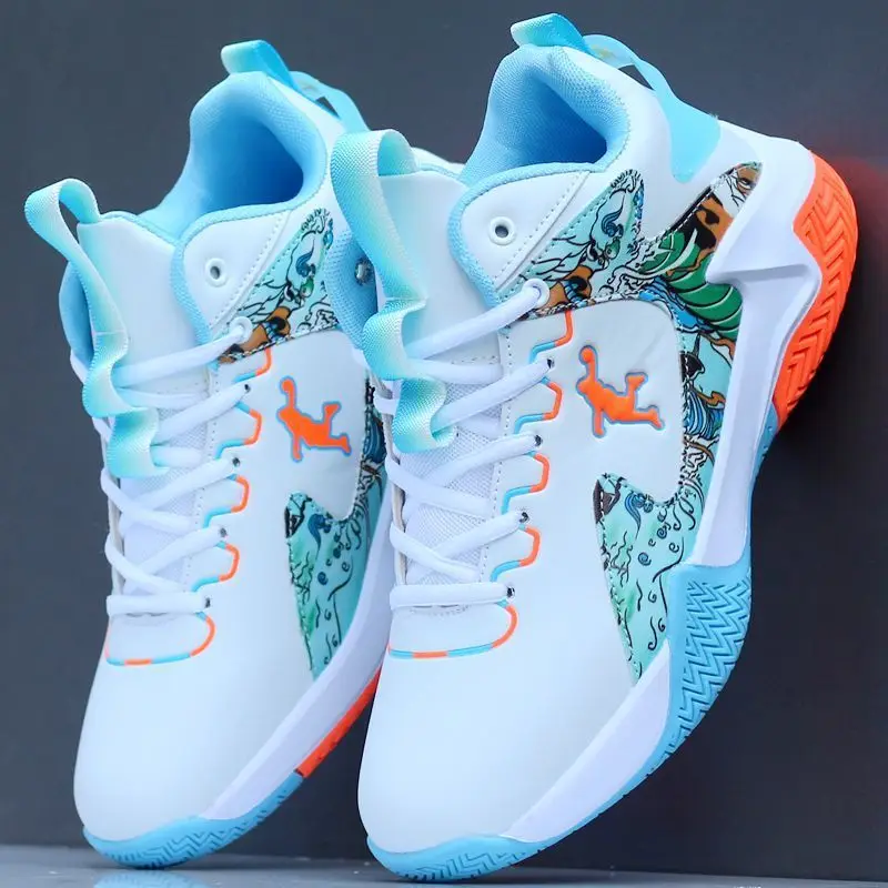 Basketball Shoes for Men Cushioning Basketball Sneakers Men's High-top Outdoor Sports Baseball Sneakers Breathable Athletic Shoe
Basketball Shoes for Men Cushioning Basketball Sneakers Men's High-top Outdoor Sports Baseball Sneakers Breathable Athletic Shoe