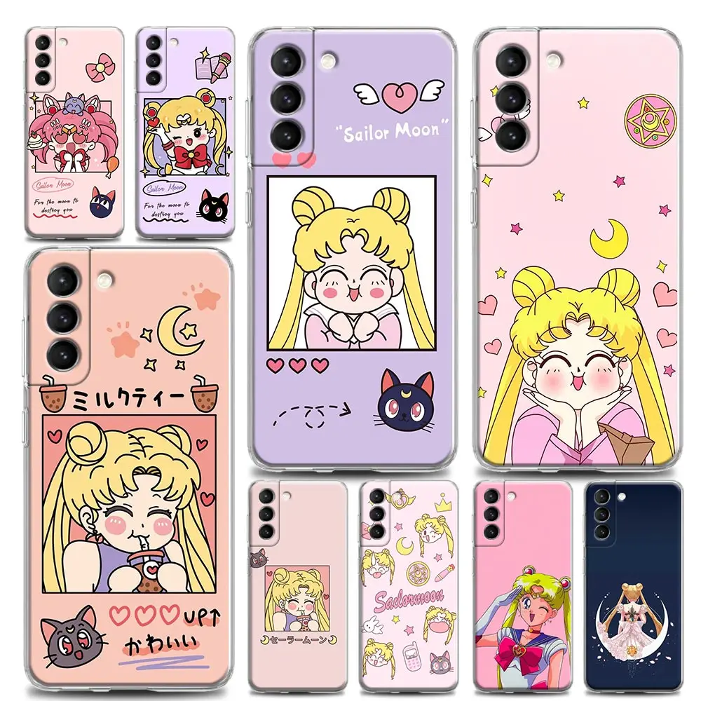 Phone Case for Samsung S9 S10 4G S10e S20 S21 Plus Ultra FE 5G M51 M31 M21 TPU Case BANDAI Japan Anime Sailor Moon
Phone Case for Samsung S9 S10 4G S10e S20 S21 Plus Ultra FE 5G M51 M31 M21 TPU Case BANDAI Japan Anime Sailor Moon
