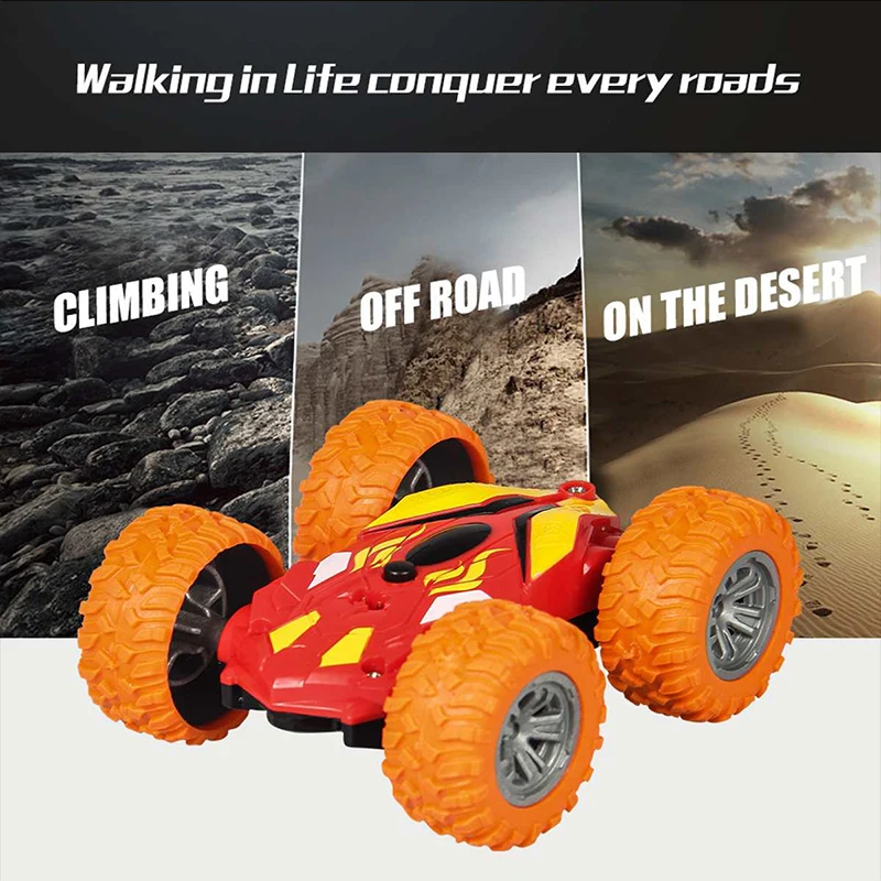 Double-side Roll 3D Flip Remote Control RC Car Robot Drift-Buggy Crawler Battery Operated Stunt Machine USB Radio Controlled Toy
Double-side Roll 3D Flip Remote Control RC Car Robot Drift-Buggy Crawler Battery Operated Stunt Machine USB Radio Controlled Toy