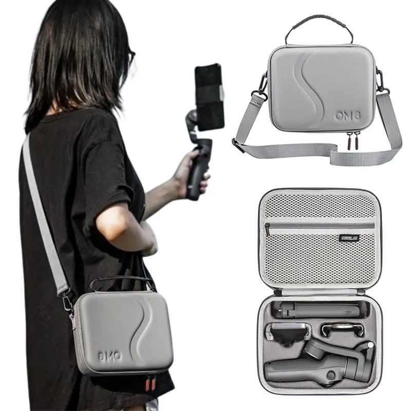 OM6 Shoulder Bag Waterproof Storage Case Box Portable Handbag For DJI Osmo Mobile 6 Handheld Gimbal Camera Accessories
OM6 Shoulder Bag Waterproof Storage Case Box Portable Handbag For DJI Osmo Mobile 6 Handheld Gimbal Camera Accessories