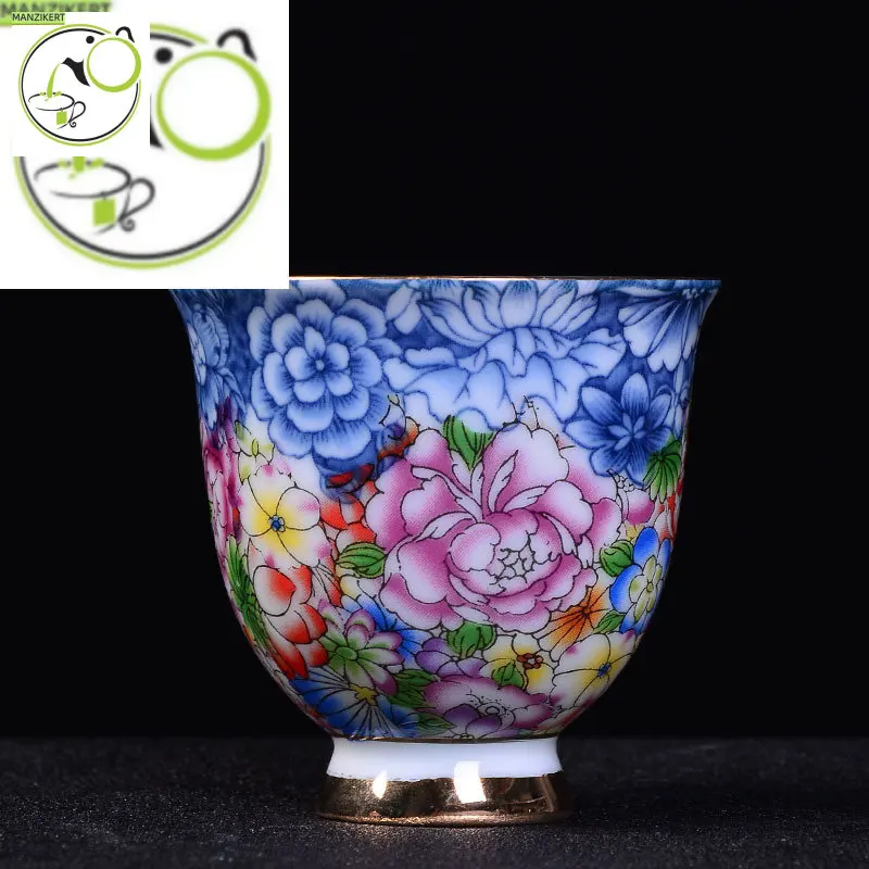Chinese Handmade Ceramic Teacup Flower Pattern Pastel Coffee Cup Tea Bowl Boutique Teaware Master Cup Portable Single Cup 60ml
Chinese Handmade Ceramic Teacup Flower Pattern Pastel Coffee Cup Tea Bowl Boutique Teaware Master Cup Portable Single Cup 60ml