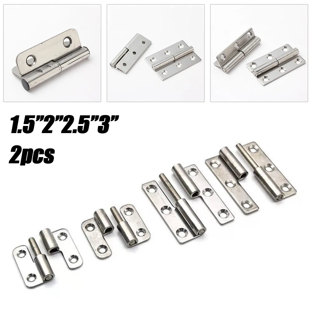 2Pcs Stainless Steel Flat Hinge Cabinet Doors Windows Hinge Detachable Hinge Industrial Heavy Duty Door And Window Hinge
2Pcs Stainless Steel Flat Hinge Cabinet Doors Windows Hinge Detachable Hinge Industrial Heavy Duty Door And Window Hinge