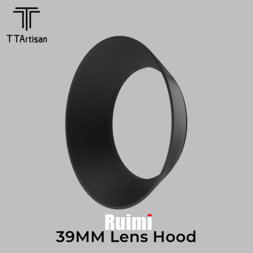 TTartisan 39mm Lens Hood Compatible with TTartisan 35mm f1.4 and other lenses with a filter size of 39mm
TTartisan 39mm Lens Hood Compatible with TTartisan 35mm f1.4 and other lenses with a filter size of 39mm