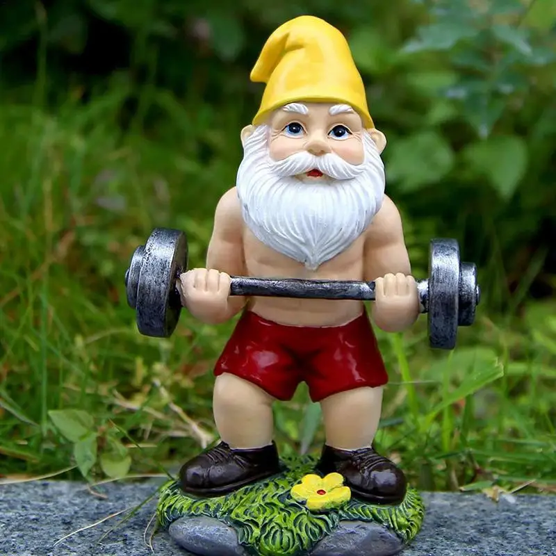 Garden Dwarf Statue Outdoor Fun Fitness Dumbbell Weightlifting Gnome Sculpture GardenPatio Lawn Gnome Figurine Statue Home Decor
Garden Dwarf Statue Outdoor Fun Fitness Dumbbell Weightlifting Gnome Sculpture GardenPatio Lawn Gnome Figurine Statue Home Decor