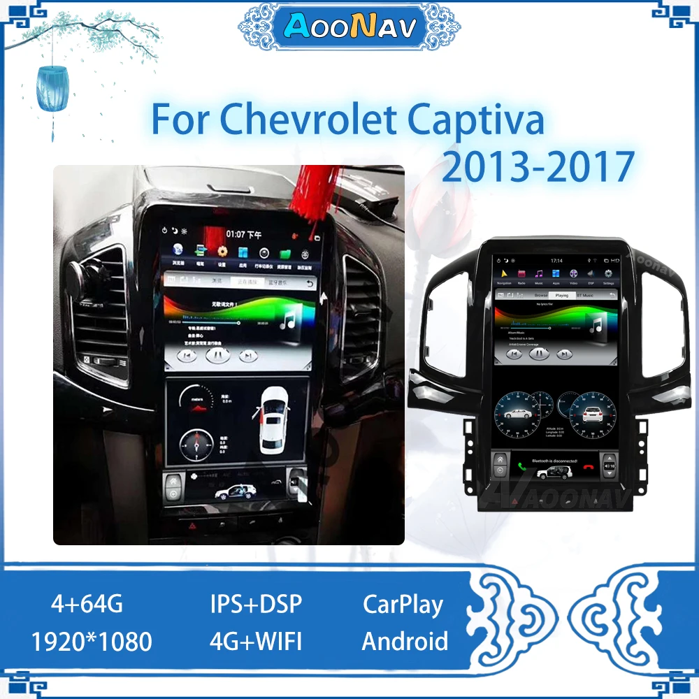 Android Stereo with Touch Screen GPS Navigation Car Radio For Chevrolet Captiva 2013-2017 Multimedia Players Autoradio Head Unit
Android Stereo with Touch Screen GPS Navigation Car Radio For Chevrolet Captiva 2013-2017 Multimedia Players Autoradio Head Unit