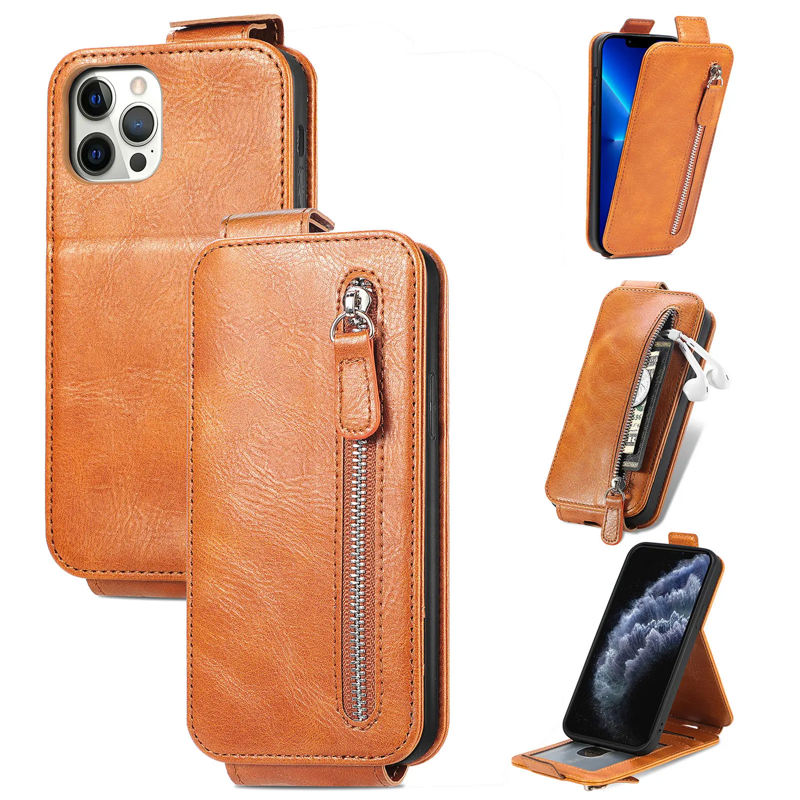 Кожаный чехол-бумажник на молнии для iPhone 14 Plus 13 12 Mini 11 Pro Max XS XR 8 7 6S SE 2020
Кожаный чехол-бумажник на молнии для iPhone 14 Plus 13 12 Mini 11 Pro Max XS XR 8 7 6S SE 2020