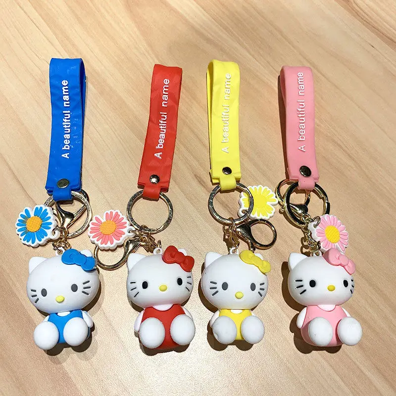 Anime Peripheral Hello Kitty Keychain Pendant Creative Cute Car Key Chain Cartoon Coupon Bags Ring Soft Glue Doll Pendant
Anime Peripheral Hello Kitty Keychain Pendant Creative Cute Car Key Chain Cartoon Coupon Bags Ring Soft Glue Doll Pendant