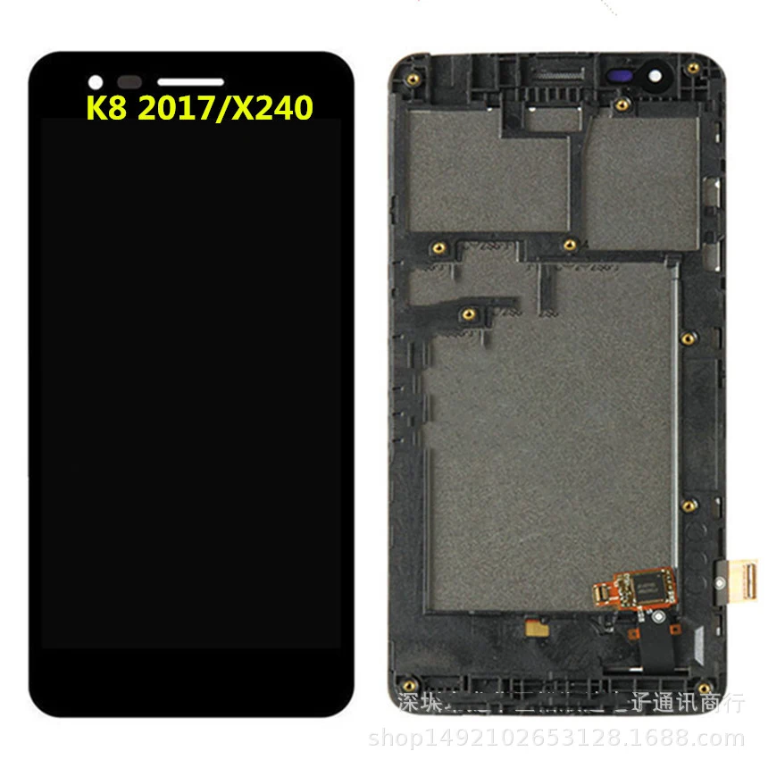 Origianl for LG K8 2017 X240 LCD Display Touch Screen Digitizer Glass Assembly with FrameReplacement Repair Part
Origianl for LG K8 2017 X240 LCD Display Touch Screen Digitizer Glass Assembly with FrameReplacement Repair Part