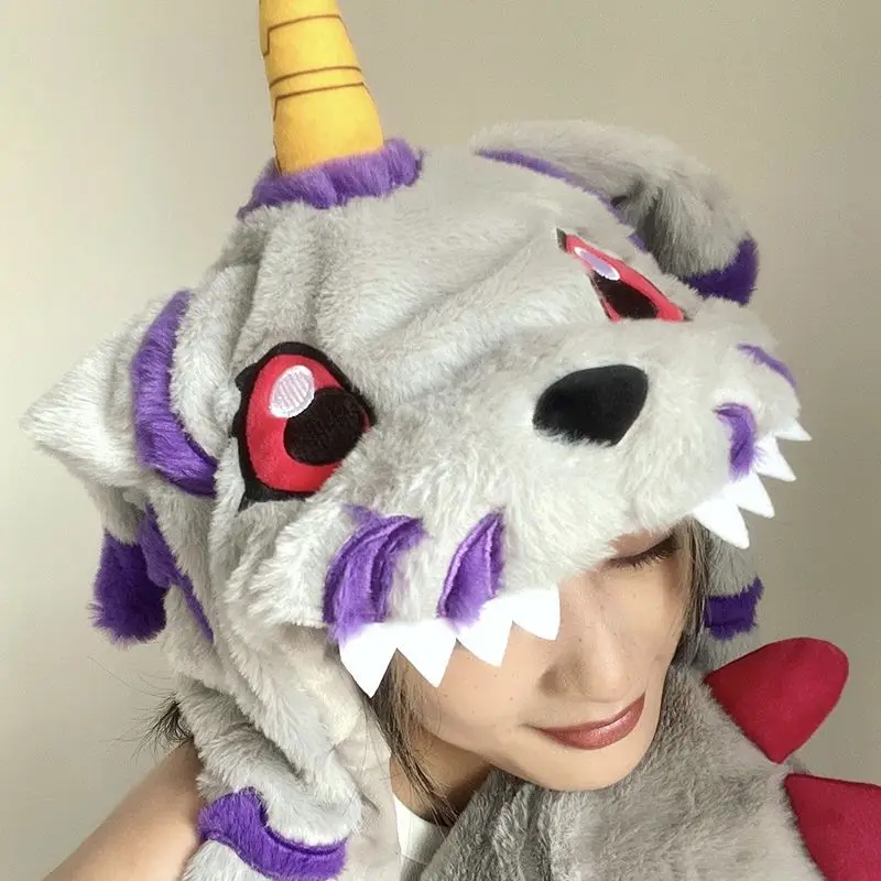Digimon Adventure Cosplay Gabumon Plush Hat Neck Scarf Gloves One In One Digital Baby Ears Movable Winter Warm Keeping Essential
Digimon Adventure Cosplay Gabumon Plush Hat Neck Scarf Gloves One In One Digital Baby Ears Movable Winter Warm Keeping Essential