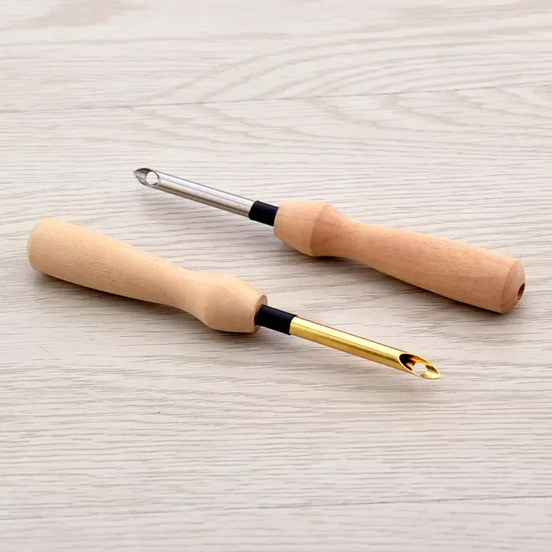 Wood Handle Threader Punch Needle DIY Felting Craft Stainless Steel Multi Purpose Sewing Accessories
Wood Handle Threader Punch Needle DIY Felting Craft Stainless Steel Multi Purpose Sewing Accessories