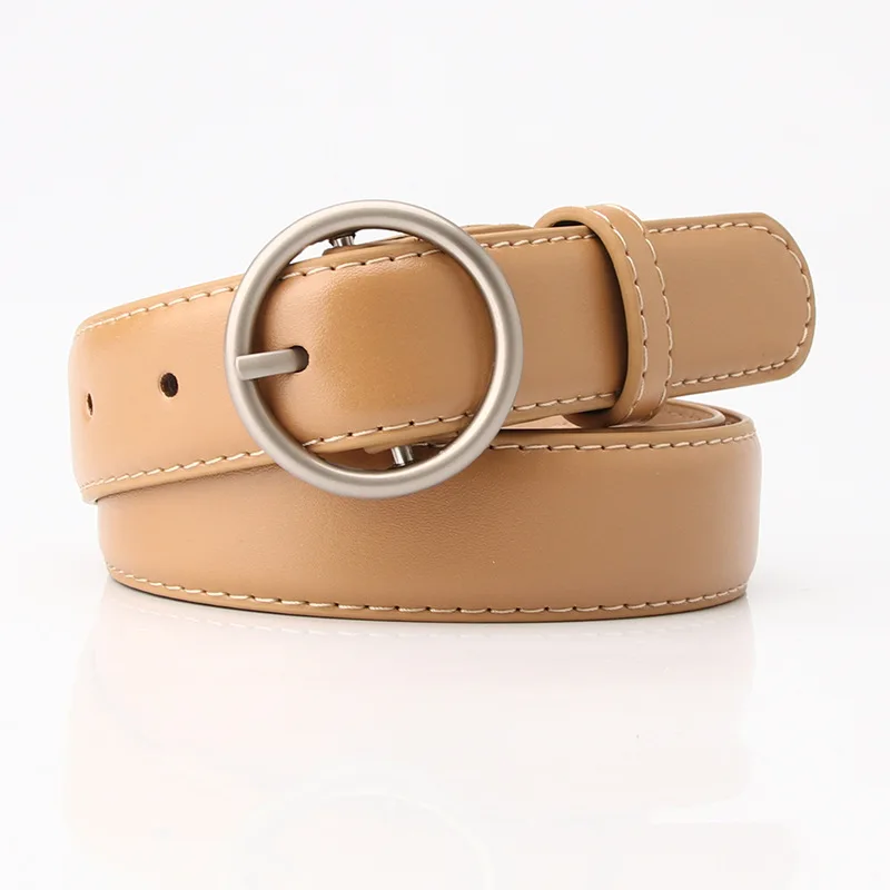 Leather Belts for Women Jeans Dressing Ladies Round Pin Buckle Belt Narrow for Female Fashion Students Classic Retro
Leather Belts for Women Jeans Dressing Ladies Round Pin Buckle Belt Narrow for Female Fashion Students Classic Retro
