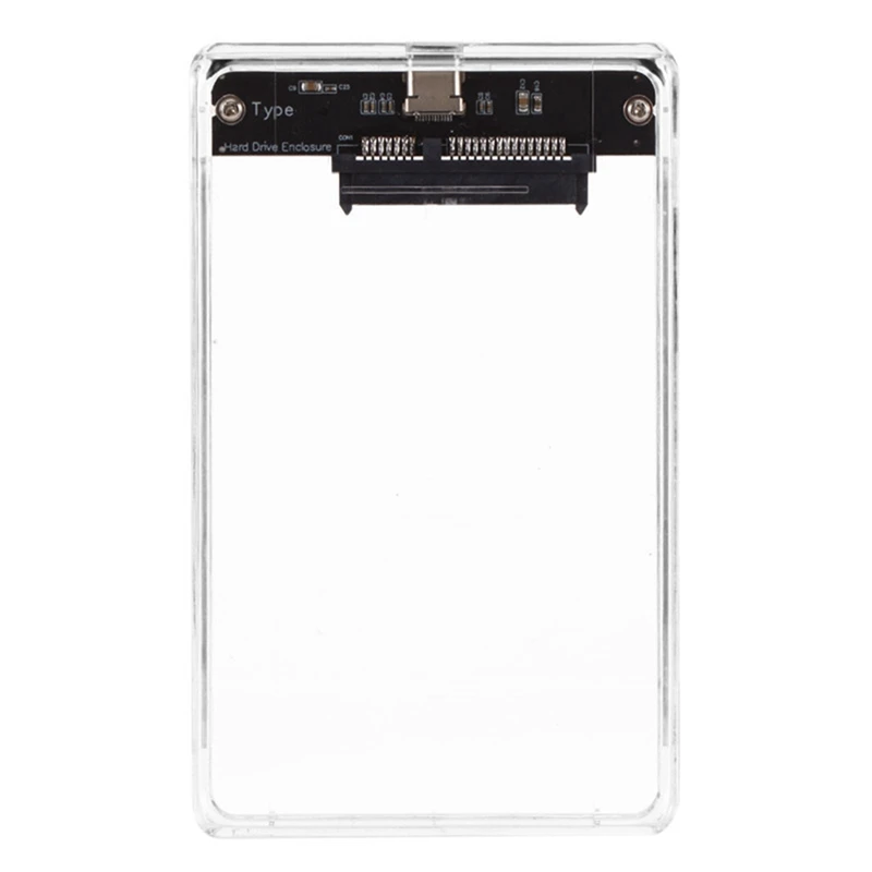 USB3.0/Type-C HDD Enclosure Of 2.5 Inch Hard Disk Case SSD SATA3 To USB 3.0 Transparent HDD Box USB C HDD Case 5Gbps
USB3.0/Type-C HDD Enclosure Of 2.5 Inch Hard Disk Case SSD SATA3 To USB 3.0 Transparent HDD Box USB C HDD Case 5Gbps