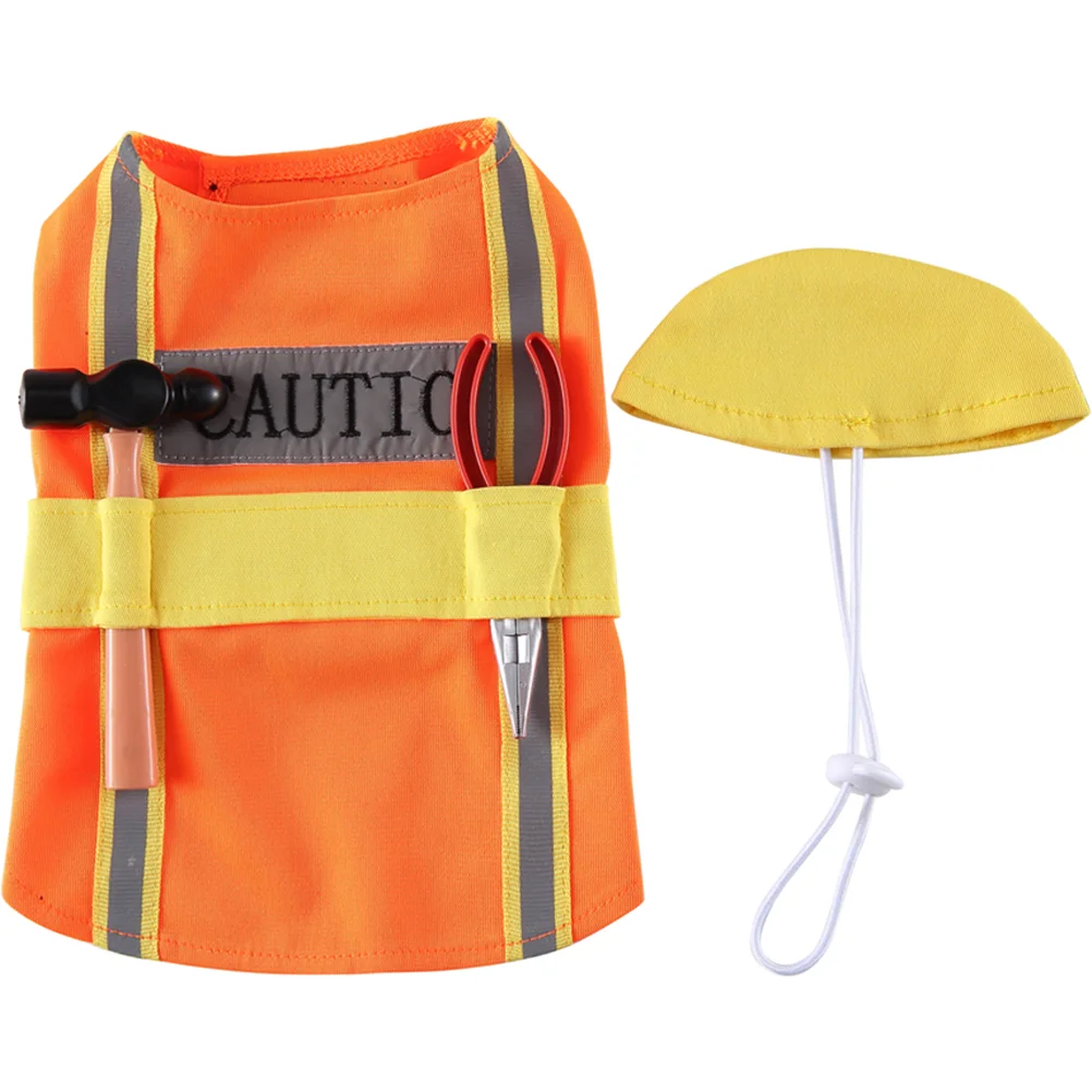 Clothes Pets Puppy Accessory Engineer Appearance Dog Costume Decorative Reflective Clothing Lovely Costumes Vest
Clothes Pets Puppy Accessory Engineer Appearance Dog Costume Decorative Reflective Clothing Lovely Costumes Vest