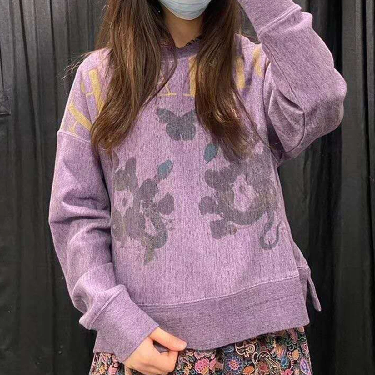 Jyate Ink Painting Sweatshirt Women Winter Letter Split Fashion 2022 Pullovers Flowers Purple Harajuku Streetwear Top Ropa Mujer
Jyate Ink Painting Sweatshirt Women Winter Letter Split Fashion 2022 Pullovers Flowers Purple Harajuku Streetwear Top Ropa Mujer
