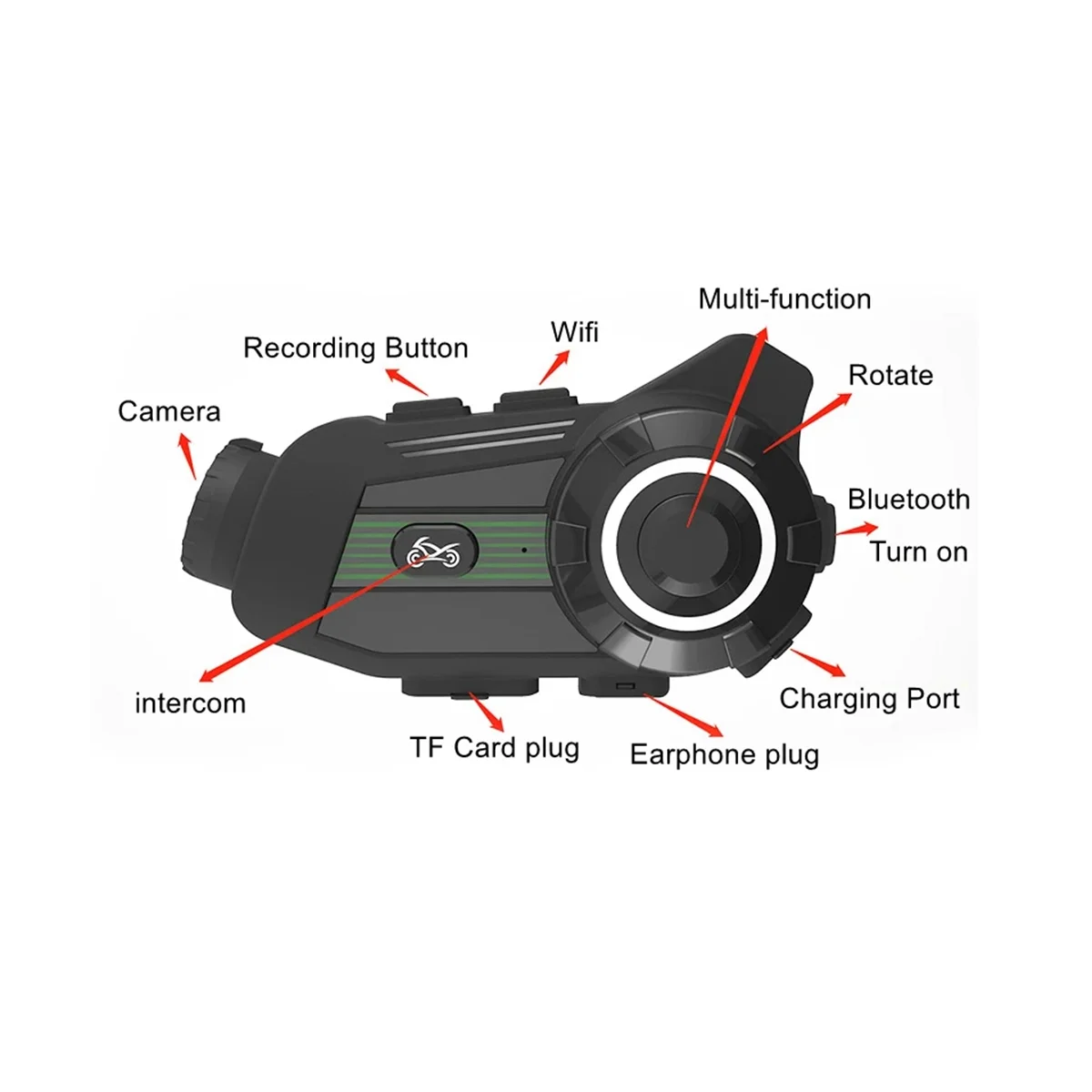S3 камера на мотоциклетный шлем HD Bluetooth Wifi мотоциклетный видеорегистратор беспроводной BT 5,1 переговорное устройство для шлема (1080P)
S3 камера на мотоциклетный шлем HD Bluetooth Wifi мотоциклетный видеорегистратор беспроводной BT 5,1 переговорное устройство для шлема (1080P)
