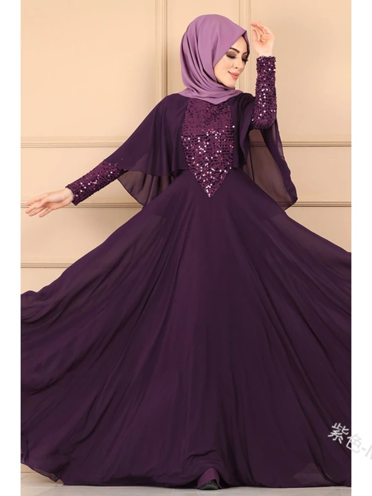 Ramadan Morocco Party Dress Muslim Abaya Long Dress Women Maxi Sequins Kaftan Robes Dubai Turkey Islamic Morocco Arab Plus Size
Ramadan Morocco Party Dress Muslim Abaya Long Dress Women Maxi Sequins Kaftan Robes Dubai Turkey Islamic Morocco Arab Plus Size
