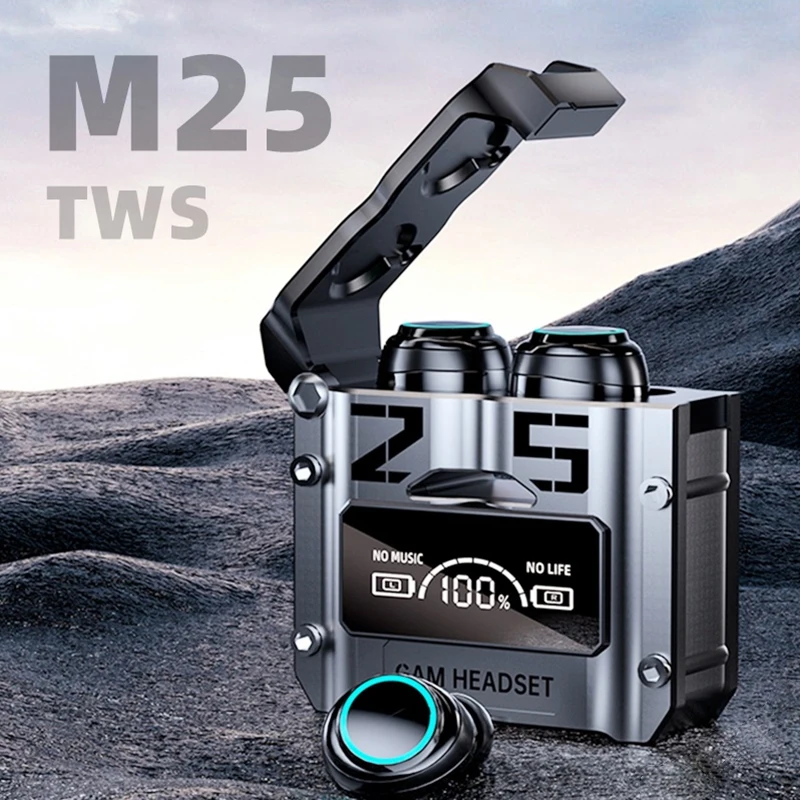 M25 Tws Wireless Bluetooth 5.3 Headset Touch Digital Display Binaural Noise Reduction Stereo Low Latency Music Gaming Earphones
M25 Tws Wireless Bluetooth 5.3 Headset Touch Digital Display Binaural Noise Reduction Stereo Low Latency Music Gaming Earphones