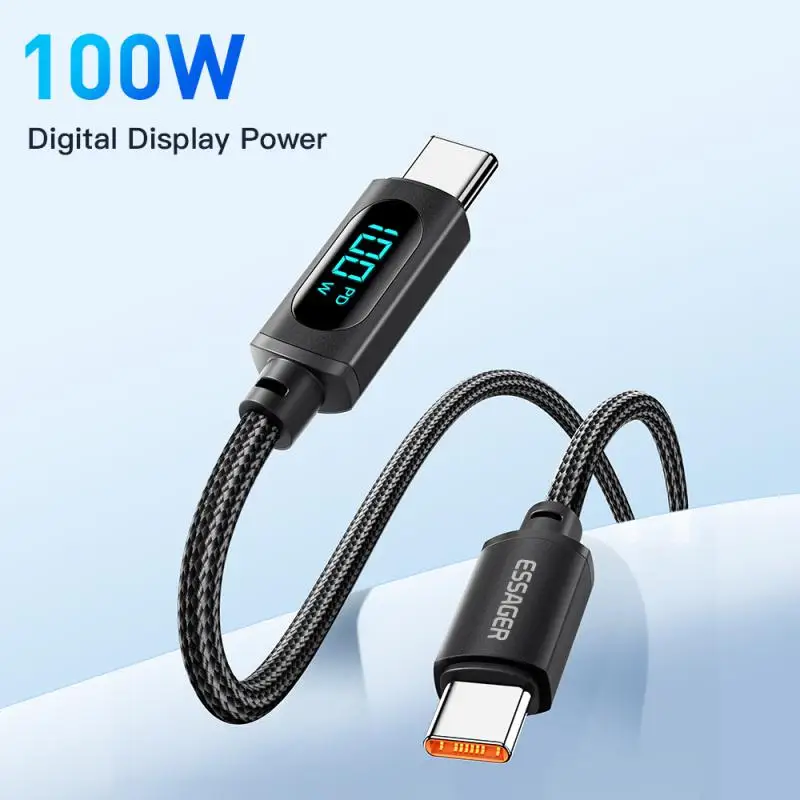 Type-c Cable Type-c Data Charger Cable Type-c C Cable Essager 100w/5a Data Cord Pd Fast Charging Cable 100w New
Type-c Cable Type-c Data Charger Cable Type-c C Cable Essager 100w/5a Data Cord Pd Fast Charging Cable 100w New