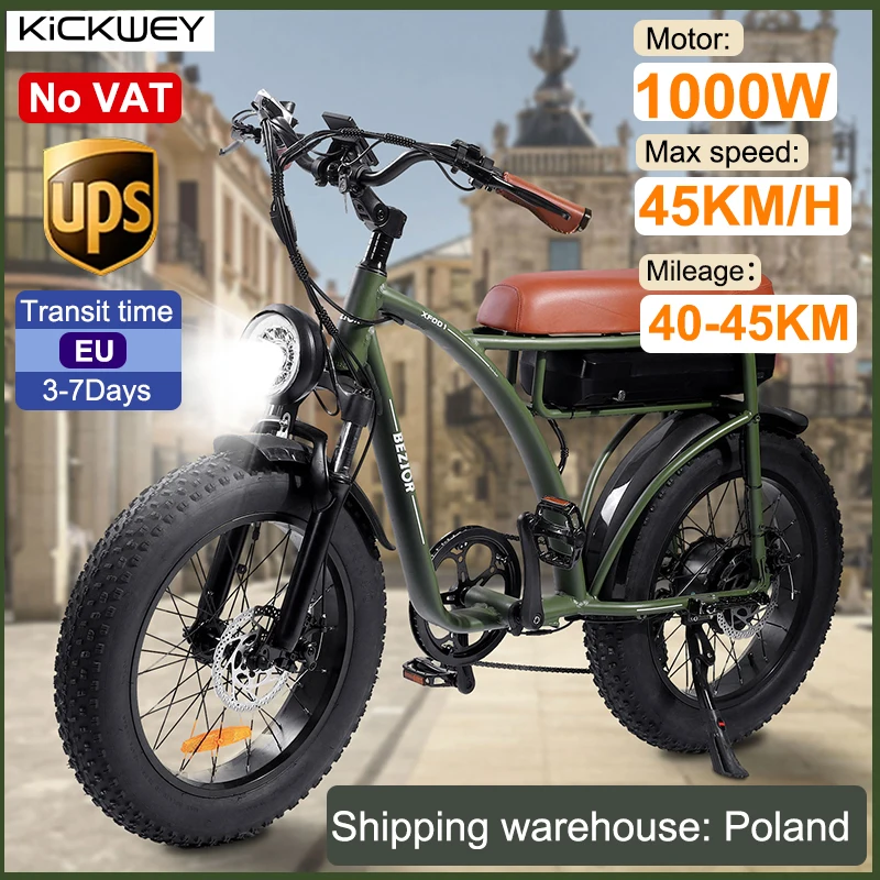 20 Inch Fat Tire Off Road Electric Bicycle Adult Outdoor Mountain Riding Electric Bike 1000W 13AH 7-Speed Snow Electric Bike
20 Inch Fat Tire Off Road Electric Bicycle Adult Outdoor Mountain Riding Electric Bike 1000W 13AH 7-Speed Snow Electric Bike