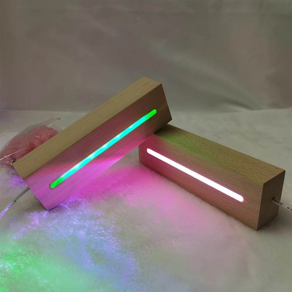 Rectangle Solid Beech Wooden LED Base for Resin Letter Lamp Acrylic Glass Resin Art Wood Light Display Base Led Stand Dropship
Rectangle Solid Beech Wooden LED Base for Resin Letter Lamp Acrylic Glass Resin Art Wood Light Display Base Led Stand Dropship