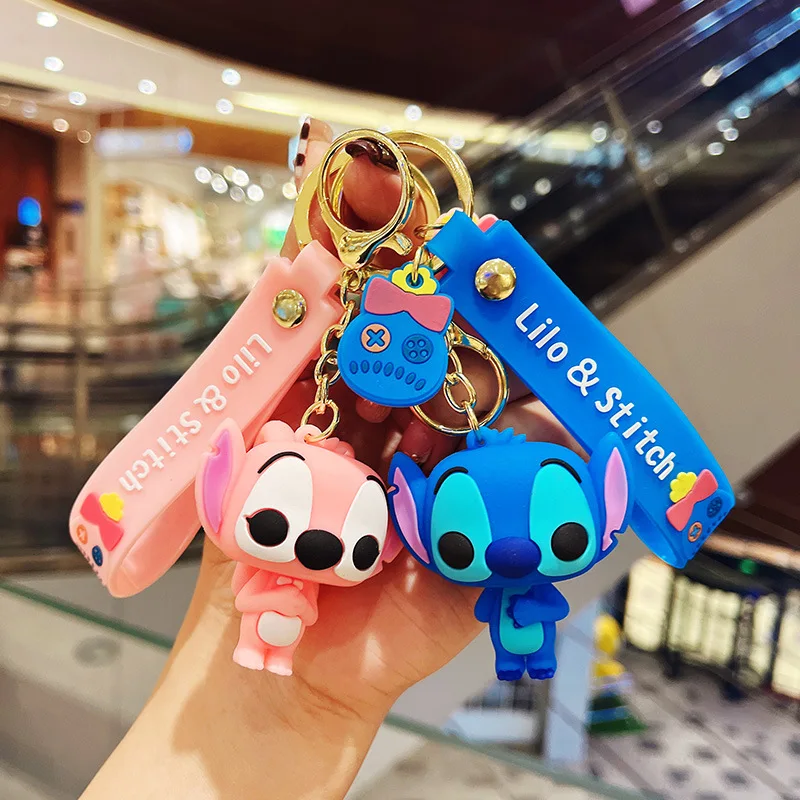 Anime Disney Keychain Cartoon Lilo & Stitch pink Cute Doll Keyring Ornament Key Chain Car Pendant Kids Gift
Anime Disney Keychain Cartoon Lilo & Stitch pink Cute Doll Keyring Ornament Key Chain Car Pendant Kids Gift