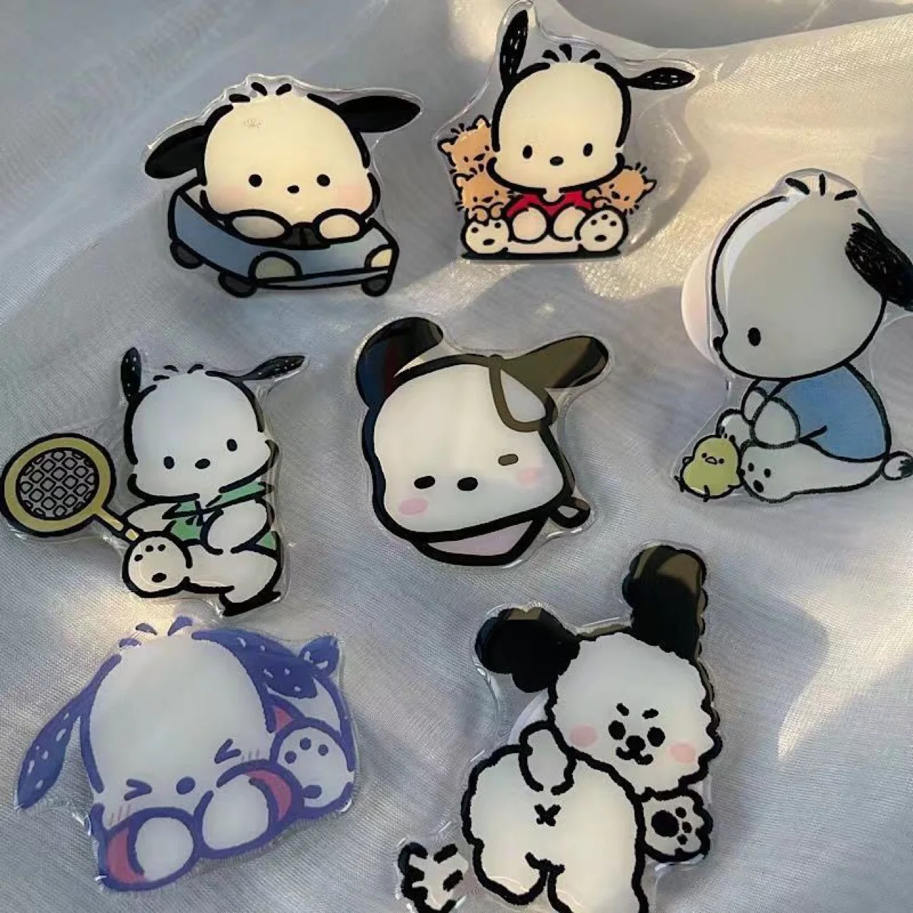 Kawaii Sanrio Pochacco Airbag Mobile Phone Bracket Niche Explosive Fun Silicone Telescopic Rotating 3M Back Sticker
Kawaii Sanrio Pochacco Airbag Mobile Phone Bracket Niche Explosive Fun Silicone Telescopic Rotating 3M Back Sticker