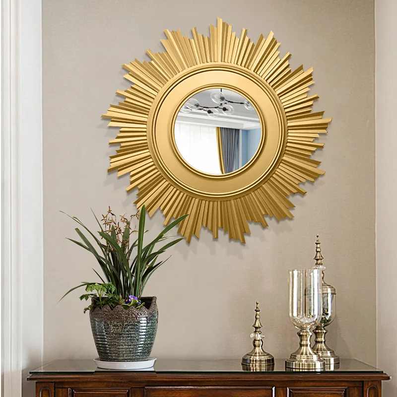 Hotel Bathroom Wall Wrought Iron Geometric Wall Decoration Light Luxury Metal Pendant Creative Wall Decoration Sun Flower Mirror
Hotel Bathroom Wall Wrought Iron Geometric Wall Decoration Light Luxury Metal Pendant Creative Wall Decoration Sun Flower Mirror