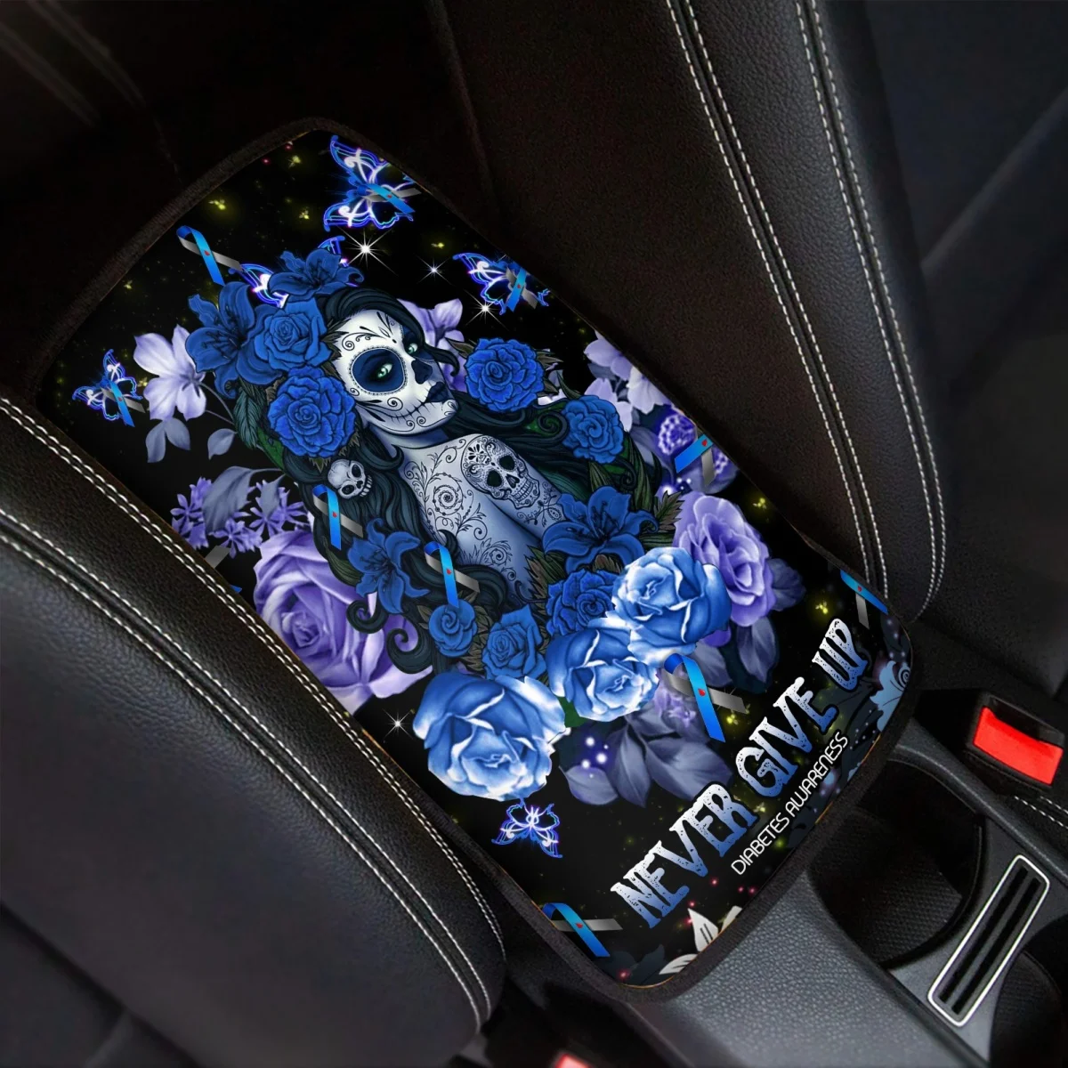 INSTANTARTS Pretty Skeleton Girl Flower Print Fit Most Vehicle Car Center Console Cover Comfortable Car Armrest Cover Anti-Slip
INSTANTARTS Pretty Skeleton Girl Flower Print Fit Most Vehicle Car Center Console Cover Comfortable Car Armrest Cover Anti-Slip