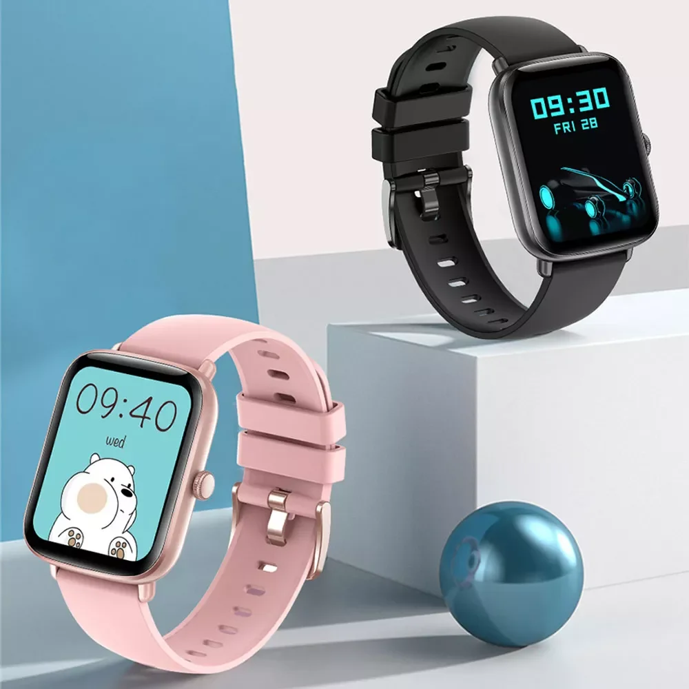 

Новинка 2022, женские умные часы 1,69 дюйма с пульсометром и защитой класса IP67, мужские водонепроницаемые Смарт-часы, фитнес-трекер для Huawei iPhone ...